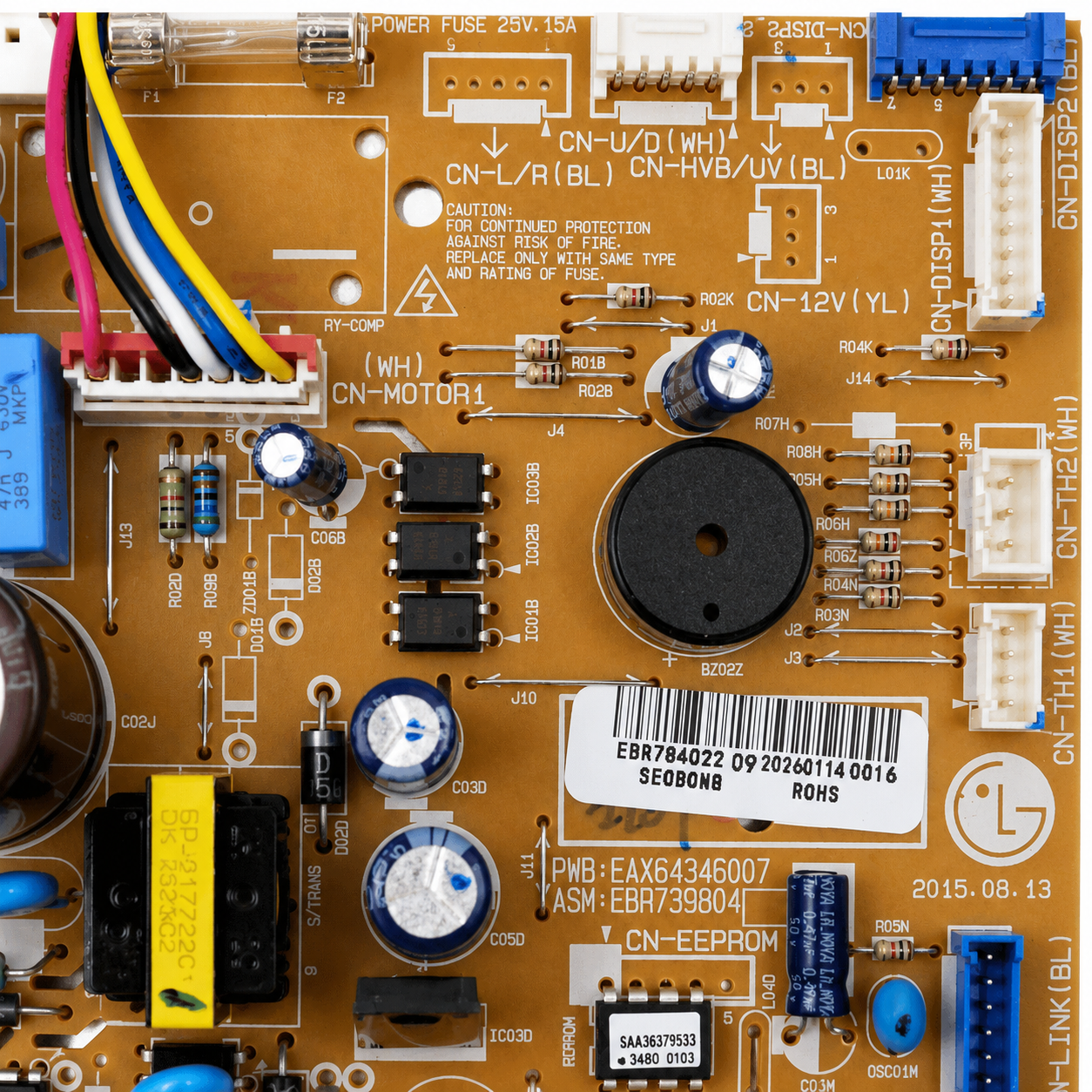 Tarjeta Principal para Minisplit Inverter Lg Vm242cs - EBR78402209