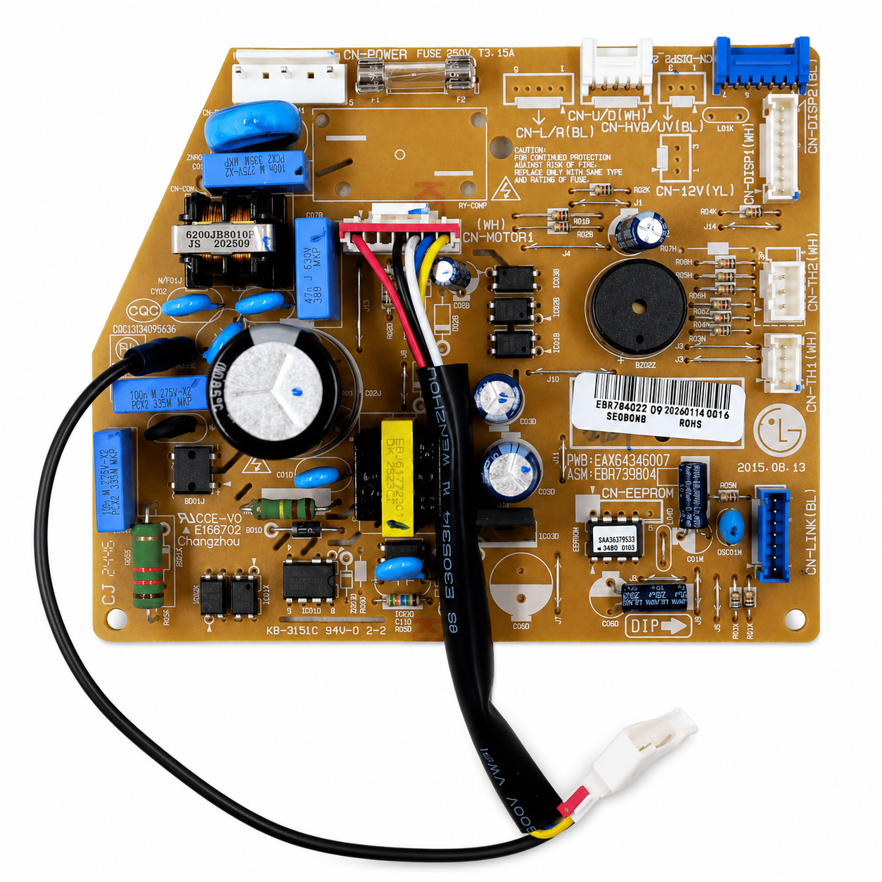 Tarjeta Principal para Minisplit Inverter Lg Vm242cs - EBR78402209
