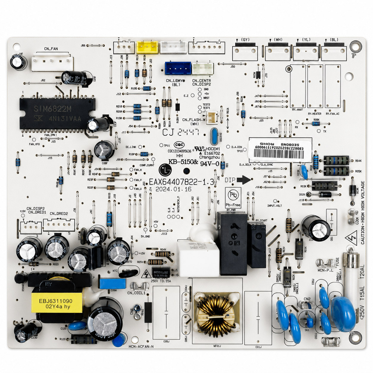 Tarjeta Electronica Para Minisplit LG - EBR82278523