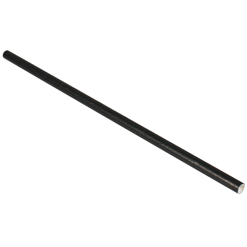Straw Paper Black 200mm Pack 250