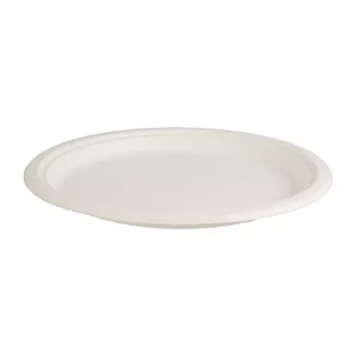 Plate Round Natural Fibre Natural 10 Inch 255mm Pack 25