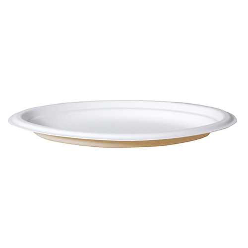 Plate Oval Natural Fibre Natural 10x 7.5 Inch Ctn 500