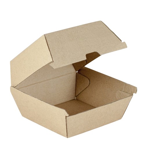 Burger Clam Regular Supaflute Brown Kraft Ctn 250