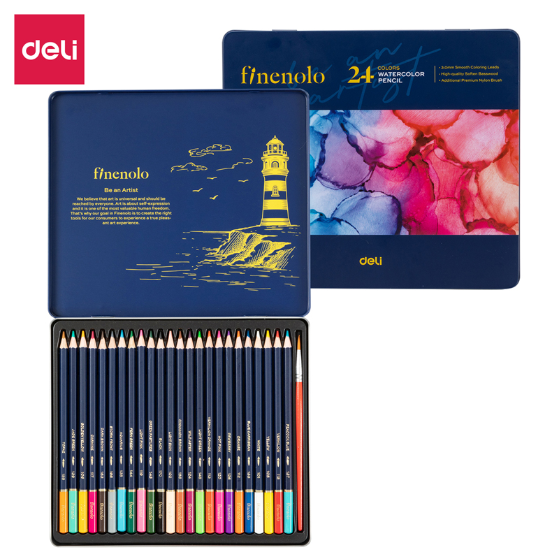 DELI FINENOLO EC129-24 COLORS ARTIST PENCILS