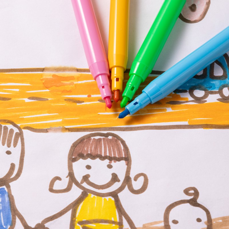 DELI EC169-12 COLOR FELT PENS BULLET TIP 1.0MM