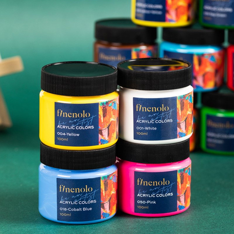 DELI EC17-BK ACRYLIC COLORS 100ML BLACK