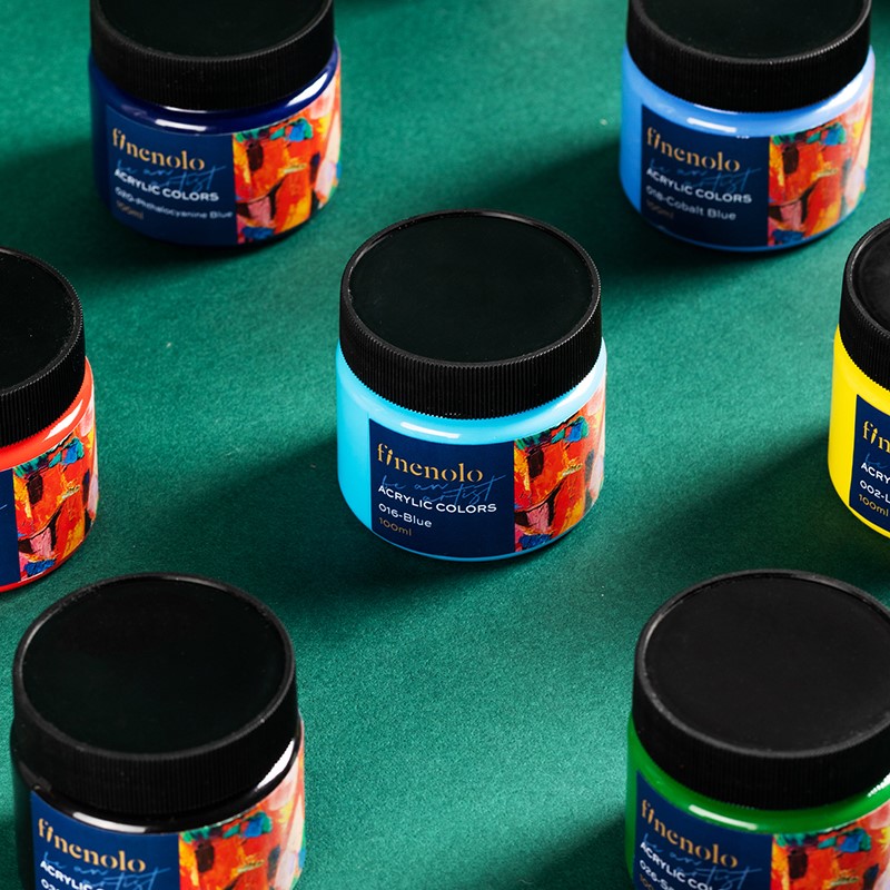 DELI EC17-BL ACRYLIC COLORS 100ML BLUE