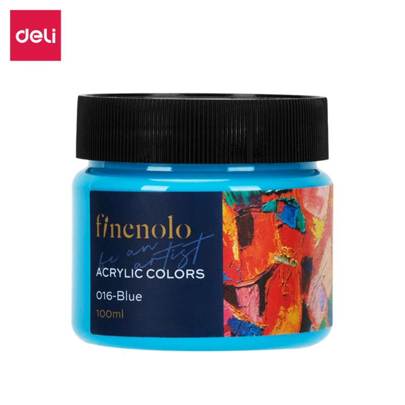 DELI EC17-BL ACRYLIC COLORS 100ML BLUE