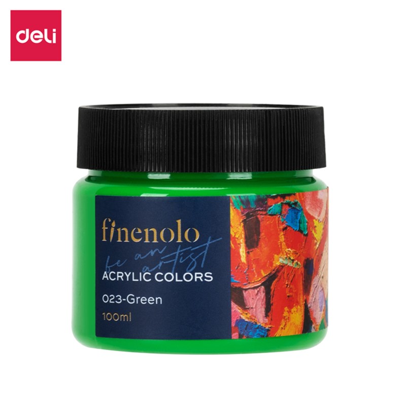 DELI EC17-GN ACRYLIC COLORS 100ML GREEN