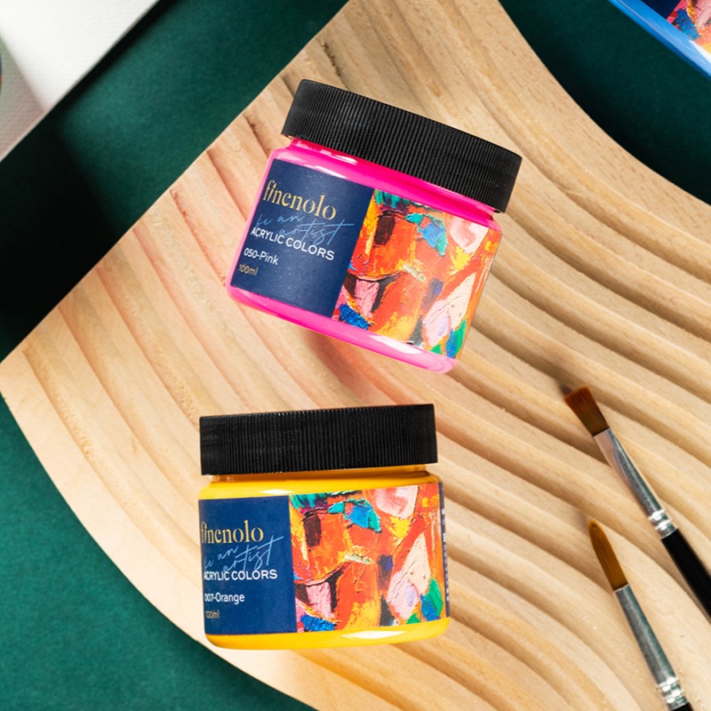 DELI EC17-PK ACRYLIC COLORS 100ML PINK