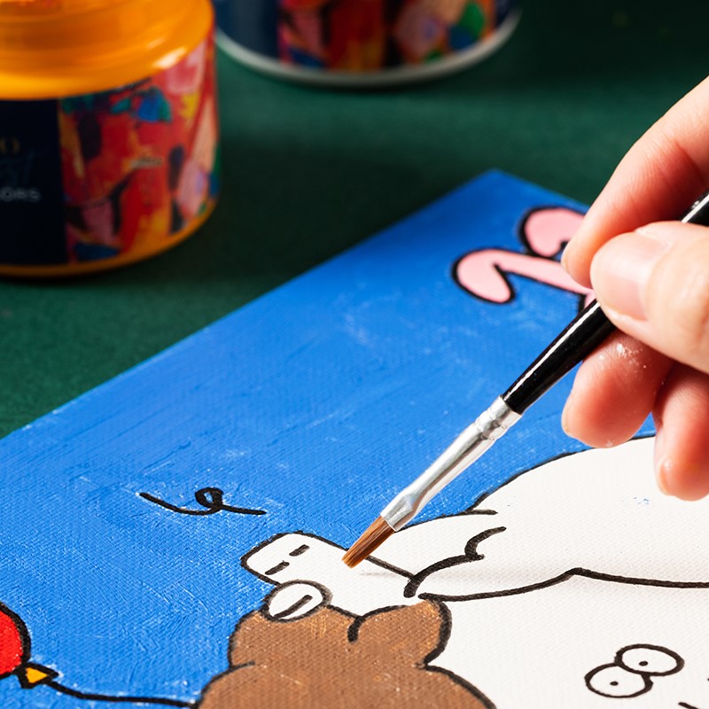 DELI EC17-WH ACRYLIC COLORS 100ML WHITE