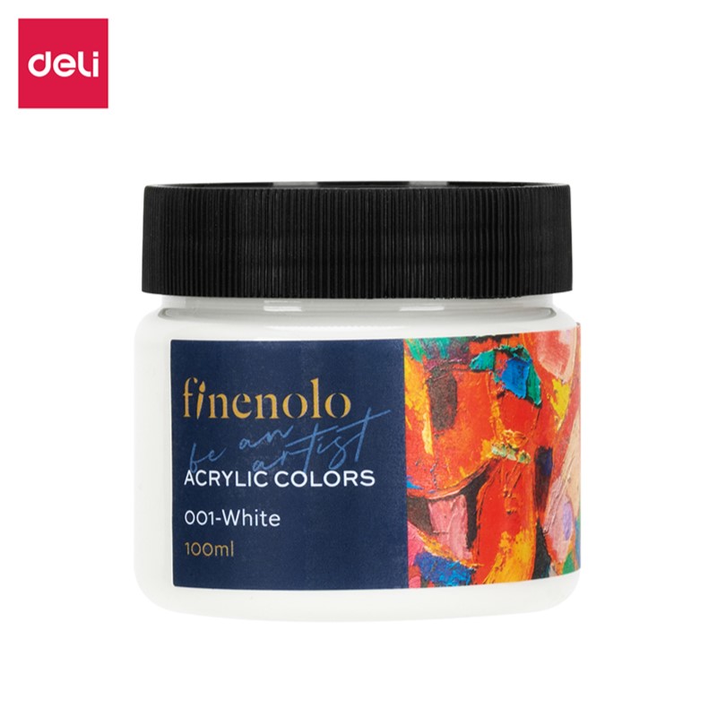 DELI EC17-WH ACRYLIC COLORS 100ML WHITE