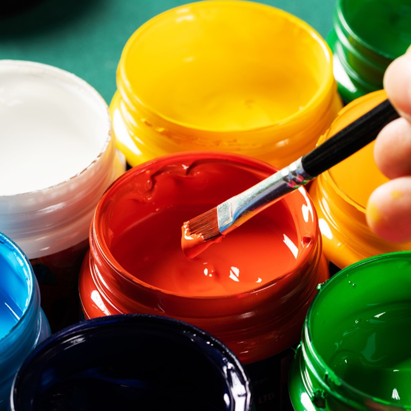 DELI EC17-YL ACRYLIC COLORS 100ML YELLOW