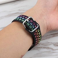 Watch Strap Multi Colour With Case