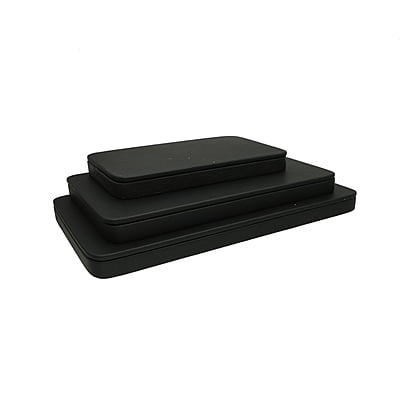 EXHIBIDOR MODULO RECTANGULAR BORDE REDONDEADO NEGRO EXHIBIDOR MODULO RECTANGULAR BORDE REDONDEADO NEGRO