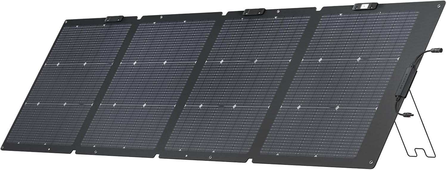 EF ECOFLOW - Panel solar portátil de 220 W