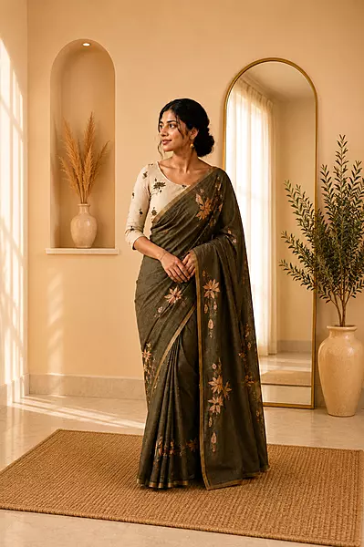 Linen cotton Green