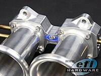 EFI Hardware E-Series 6cyl DCOE throttle block kit including TPS and Ram Tubes 45mm or 50mm