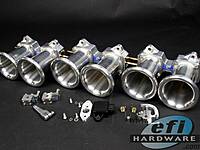 EFI Hardware E-Series 6cyl DCOE throttle block kit including TPS and Ram Tubes 45mm or 50mm