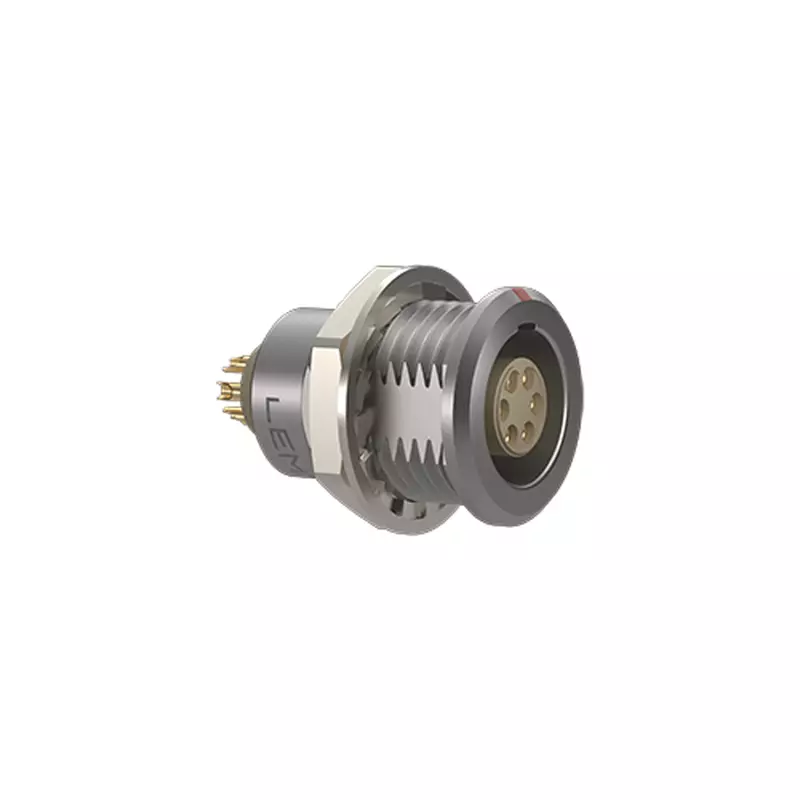 6Pin panel mount solder