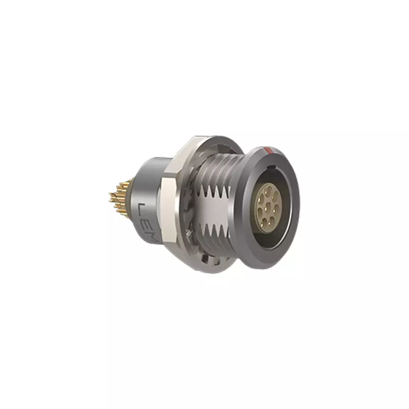 8Pin panel mount solder