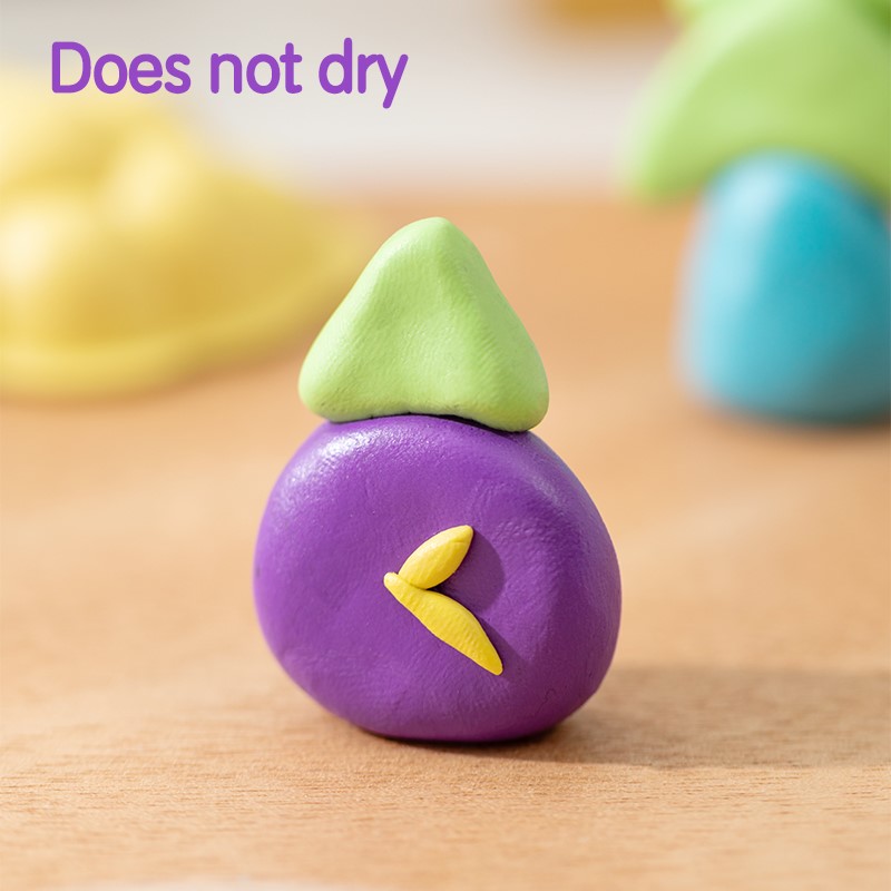 DELI #H719-6 PLASTICINE 6 COLORS 108G