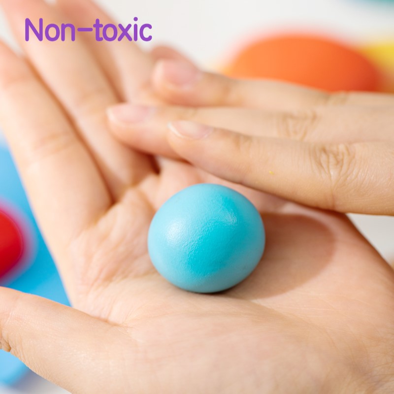 DELI #H719-6 PLASTICINE 6 COLORS 108G