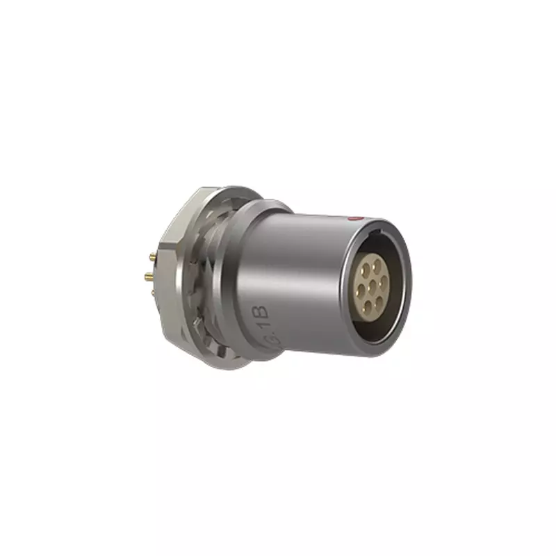 7Pin panel mount print socket,