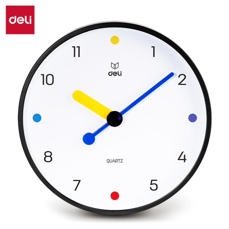 DELI LE404 WALL CLOCK 28.5CM DIA.