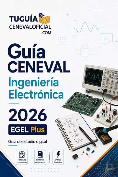 Guía CENEVAL Ingeniería Electrónica 2026