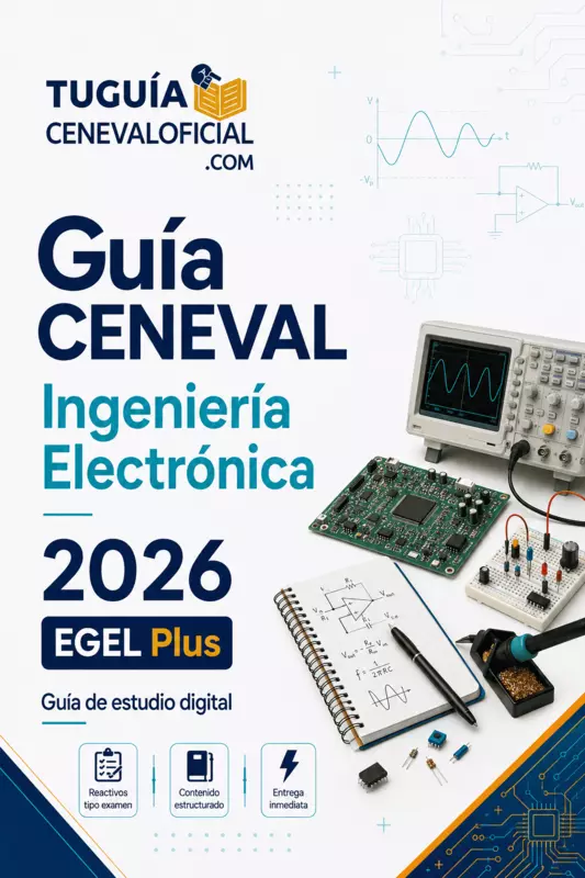 Guía CENEVAL Ingeniería Electrónica 2026