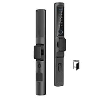 LOCKTON 'E-Series' (Euro Narrow Leverset) SMART DOOR LOCK (Hinged Door w/ KNOBS)