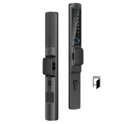LOCKTON 'E-Series' (Euro Narrow Leverset) SMART DOOR LOCK (Hinged Door w/ KNOBS)