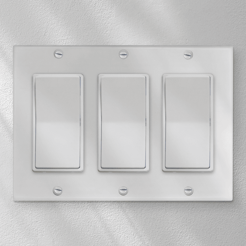Single Pole Wall plate 3gang