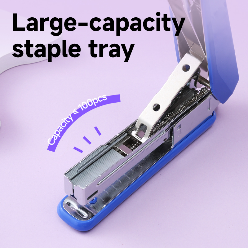 DELI EM301 STAPLER BLUE WITH STAPLE REMOVER