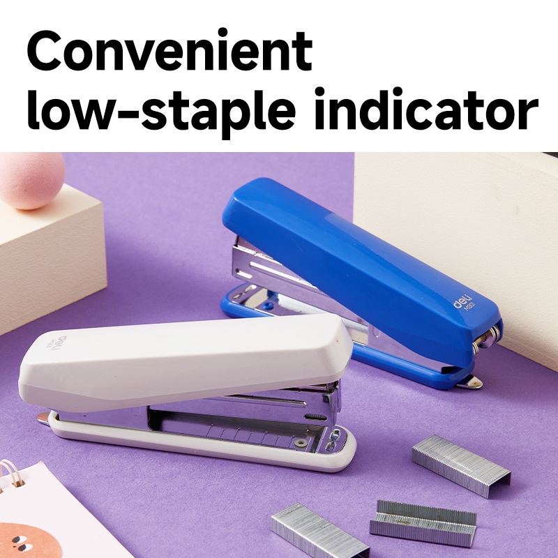 DELI EM301 STAPLER BLUE WITH STAPLE REMOVER