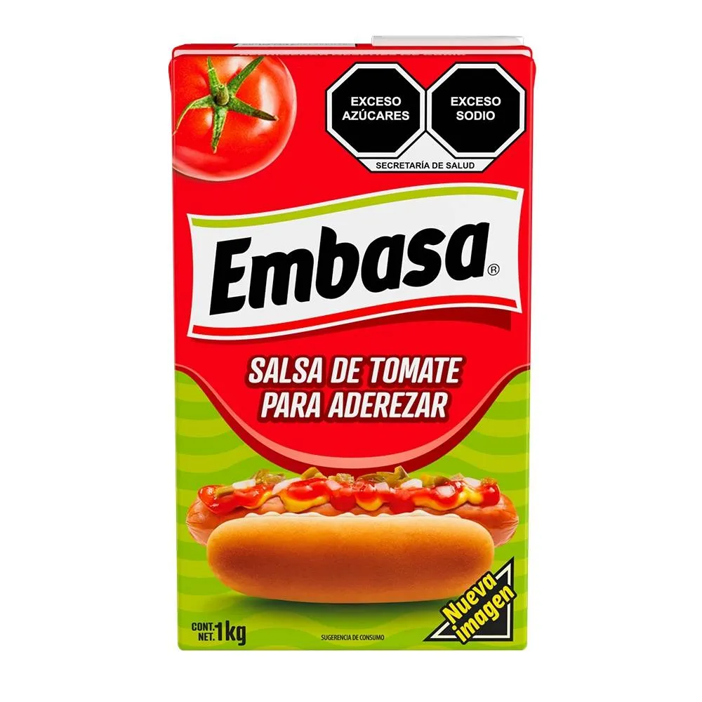 EMBASA SALSA DE TOMATE 1 KG