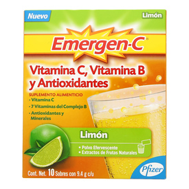 EMERGEN-C VITAMINA C, B Y ANTIOXIDANTES SABOR SUPLEMENTO ALIMENTICIO