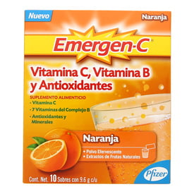 EMERGEN-C VITAMINA C, B Y ANTIOXIDANTES SABOR SUPLEMENTO ALIMENTICIO