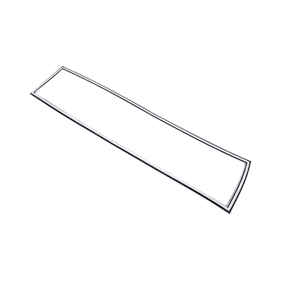 Empaque Blanco para Refrigerador Doble Puerta Congelador Electrolux, Modelo 24510202 EMREEL021 Empaque Blanco para Refrigerador Doble Puerta Congelador Electrolux, Modelo 24510202 EMREEL021