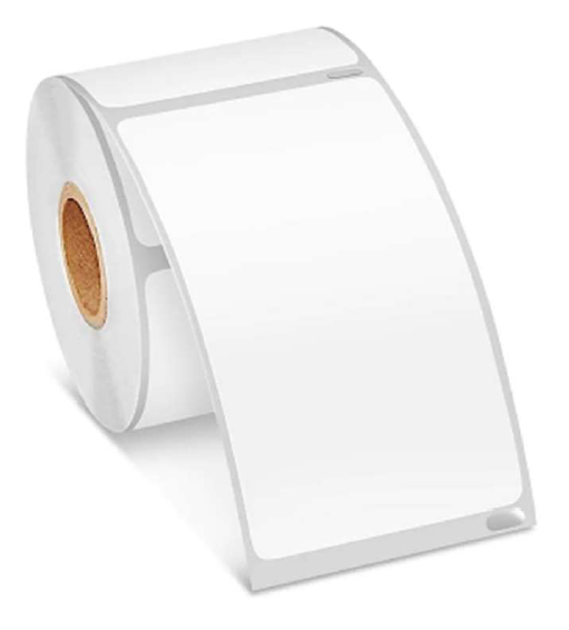 ETIQUETA BLANCA 2 1/4" X 4" C/250