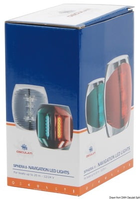 Sphera II navigation light bicolor white ABSbody