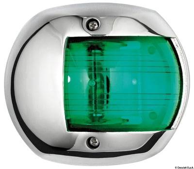 Compact 12 AISI 316/112.5° green navigation light