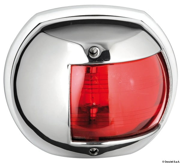 Maxi 20 AISI 316 112.5° red 12V navigation light