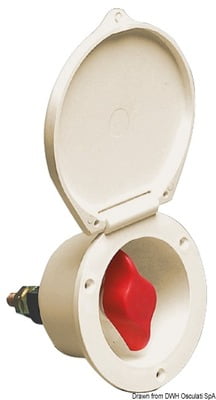 Battery switch Heavy Duty RAL 9010