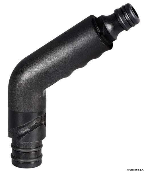 Plastic flush fitting f. washdown sloped