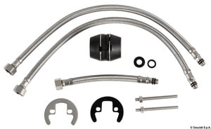 Olivia single-control mixer + removable shower