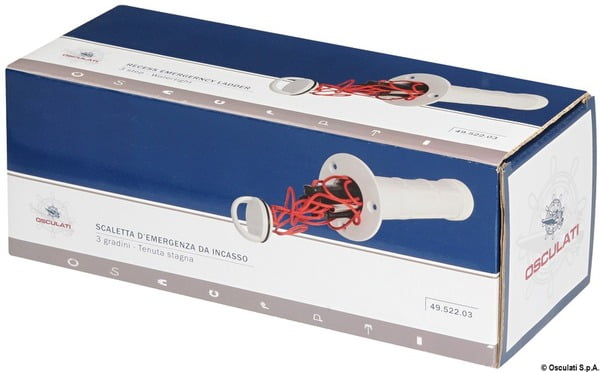 3-step emergency ladder w/ front screws