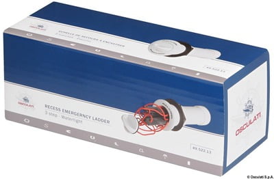 3-step emergency ladder w/ rear nut