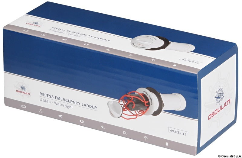 3-step emergency ladder w/ rear nut